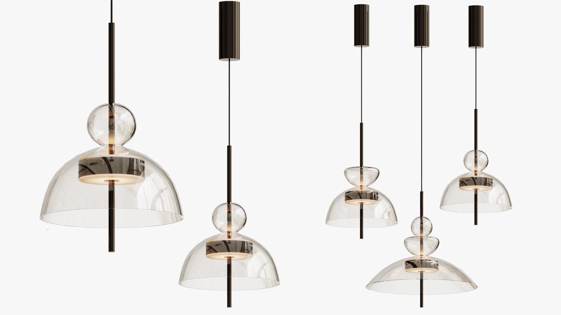 Maytoni Bangkok pendant lamp 3D model_3