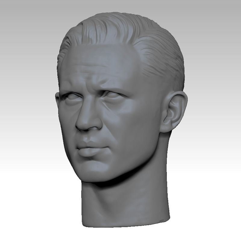 The Legend Tom Hardy Head sculpture 3D print model 3D print model_2