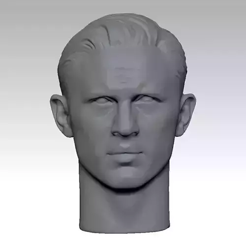 The Legend Tom Hardy Head sculpture 3D print model