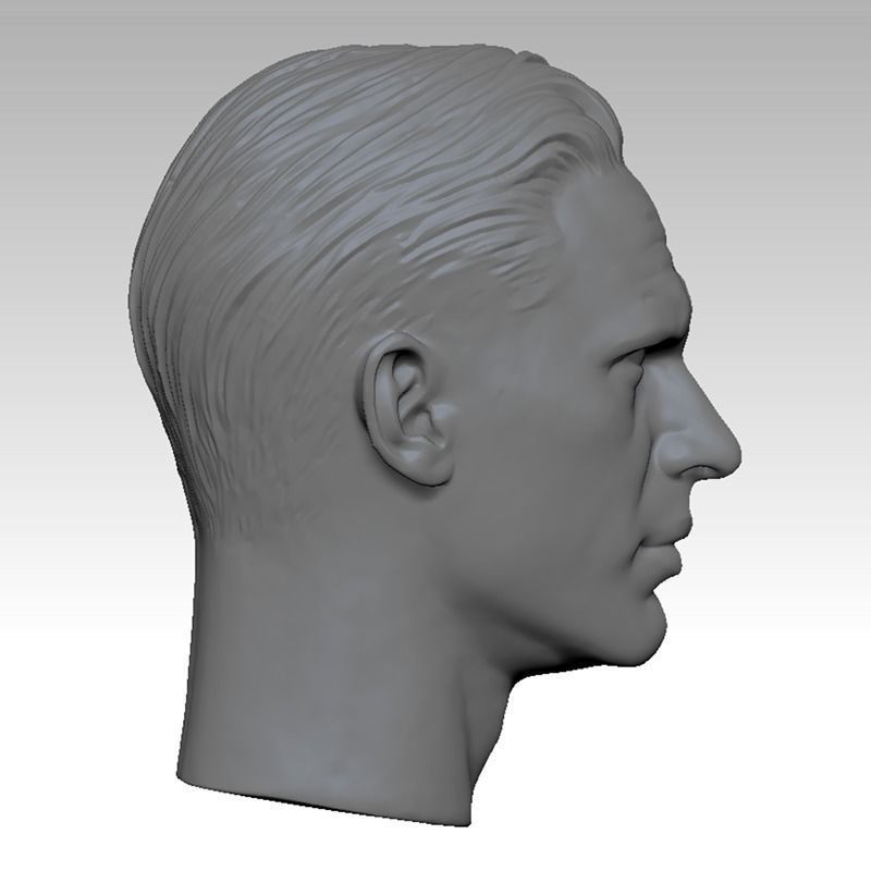 The Legend Tom Hardy Head sculpture 3D print model 3D print model_4