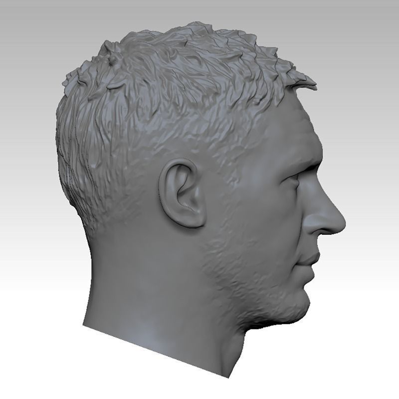 The Mad Max 4 Tom Hardy Head sculpture 3D print model 3D print model_2