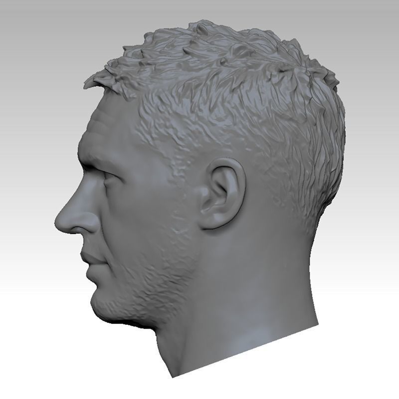 The Mad Max 4 Tom Hardy Head sculpture 3D print model 3D print model_4