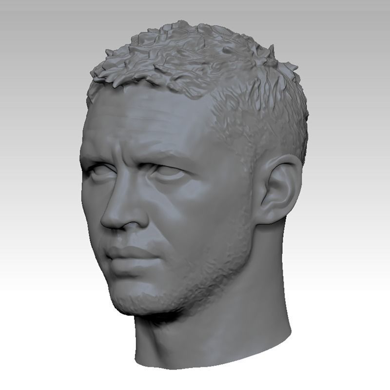 The Mad Max 4 Tom Hardy Head sculpture 3D print model 3D print model_5