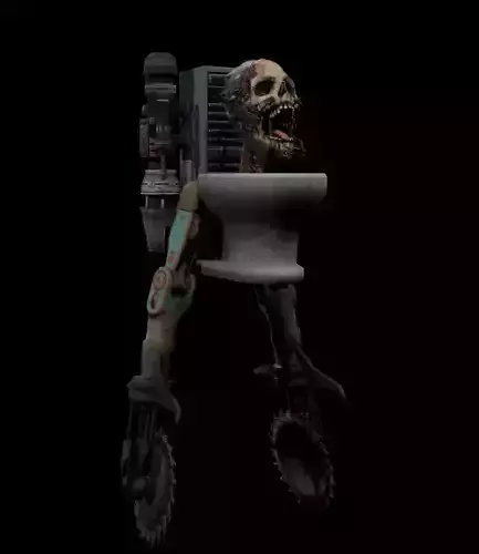 Skibidi S Low-poly 3D model