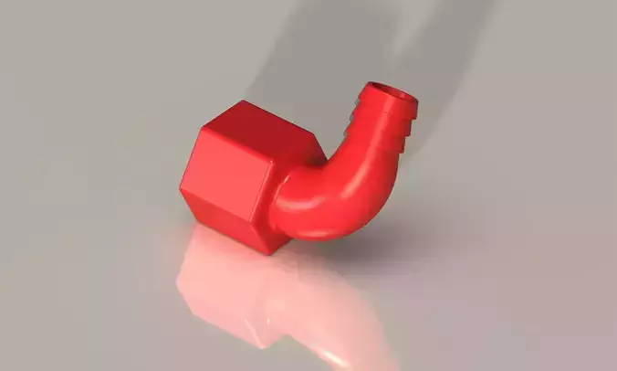 Barbed Tube Fittings for Air and Water 90 Elbow