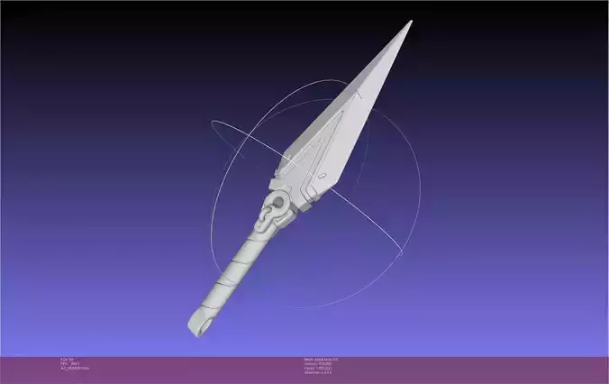 Overwatch Kiriko Throwing Knife 3D print model