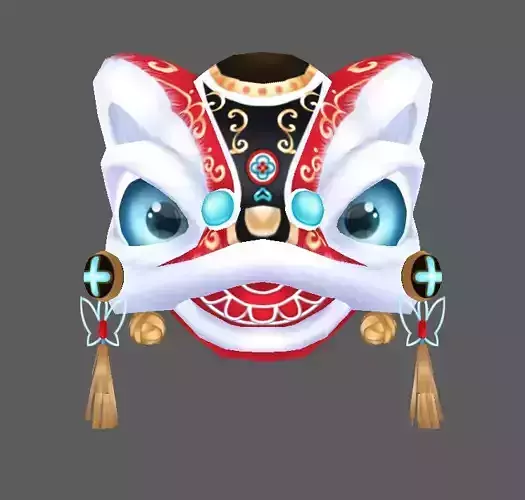 qilin lowpoly Low-poly 3D model