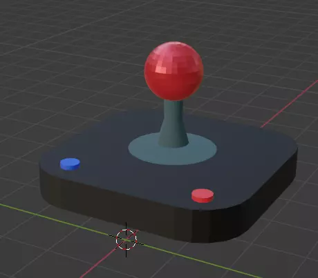 Cartoon Style Joystick 3D model_0