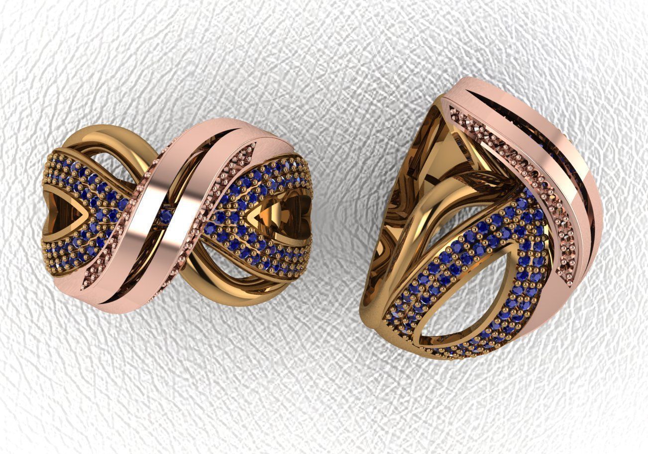 ring 50 pieces drawing 3d rihone drawing ring rings 3D print model_35