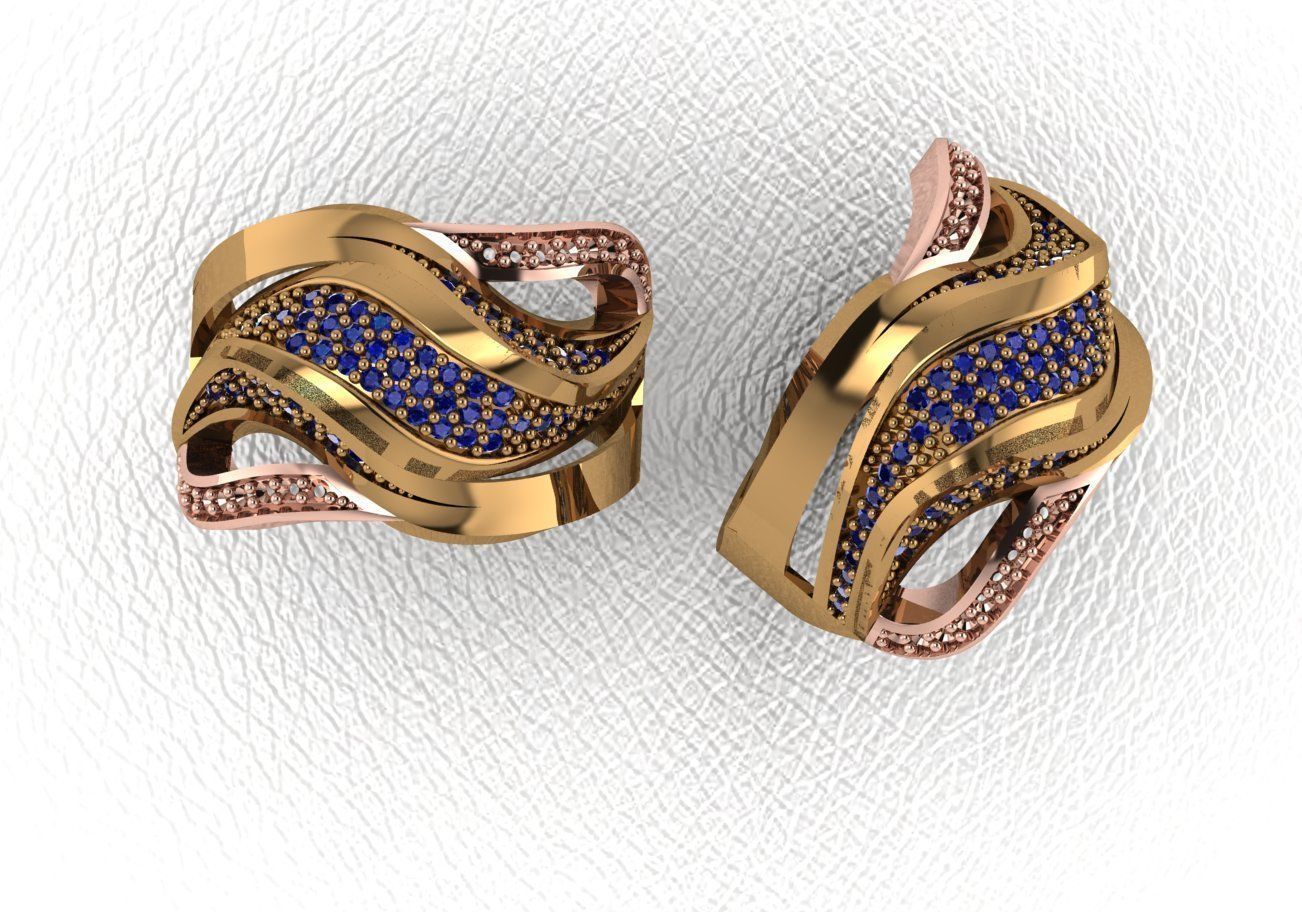 ring 50 pieces drawing 3d rihone drawing ring rings 3D print model_28