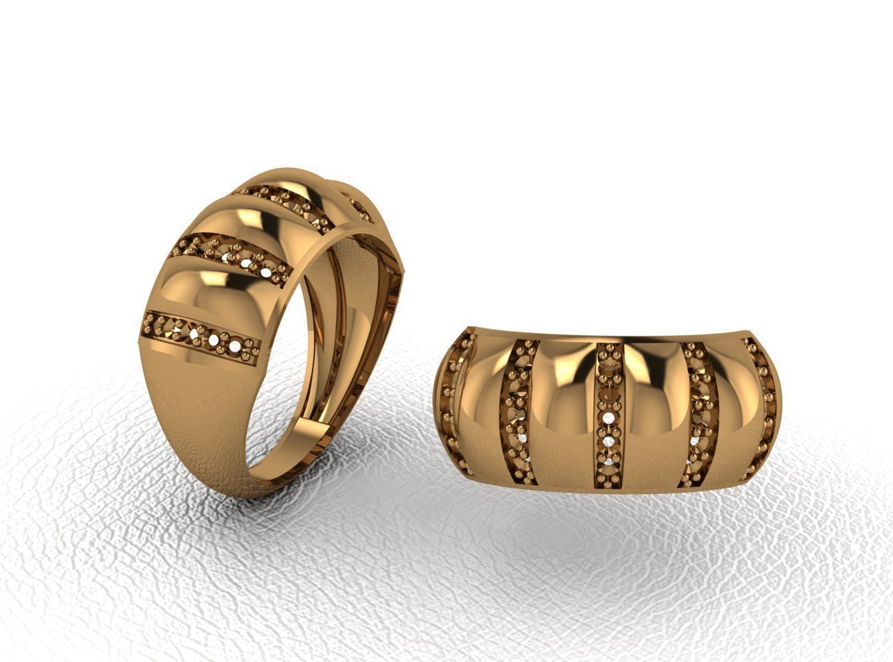 ring 50 pieces drawing 3d rihone drawing ring rings 3D print model_9