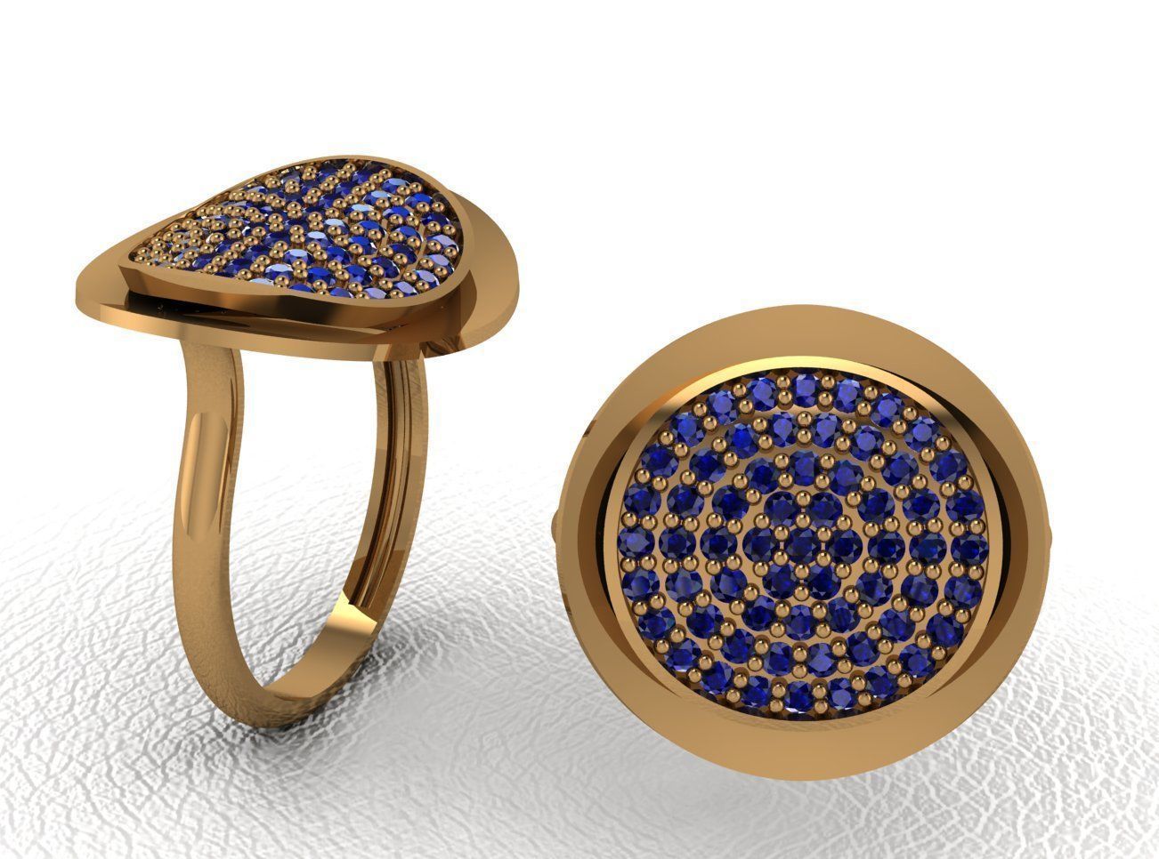 ring 50 pieces drawing 3d rihone drawing ring rings 3D print model_48