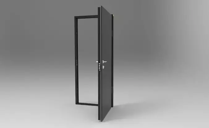 Metal door