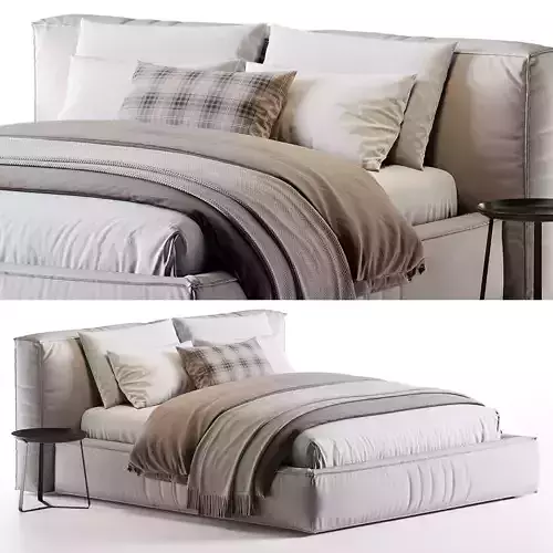 GLAMIS bed by Diotti