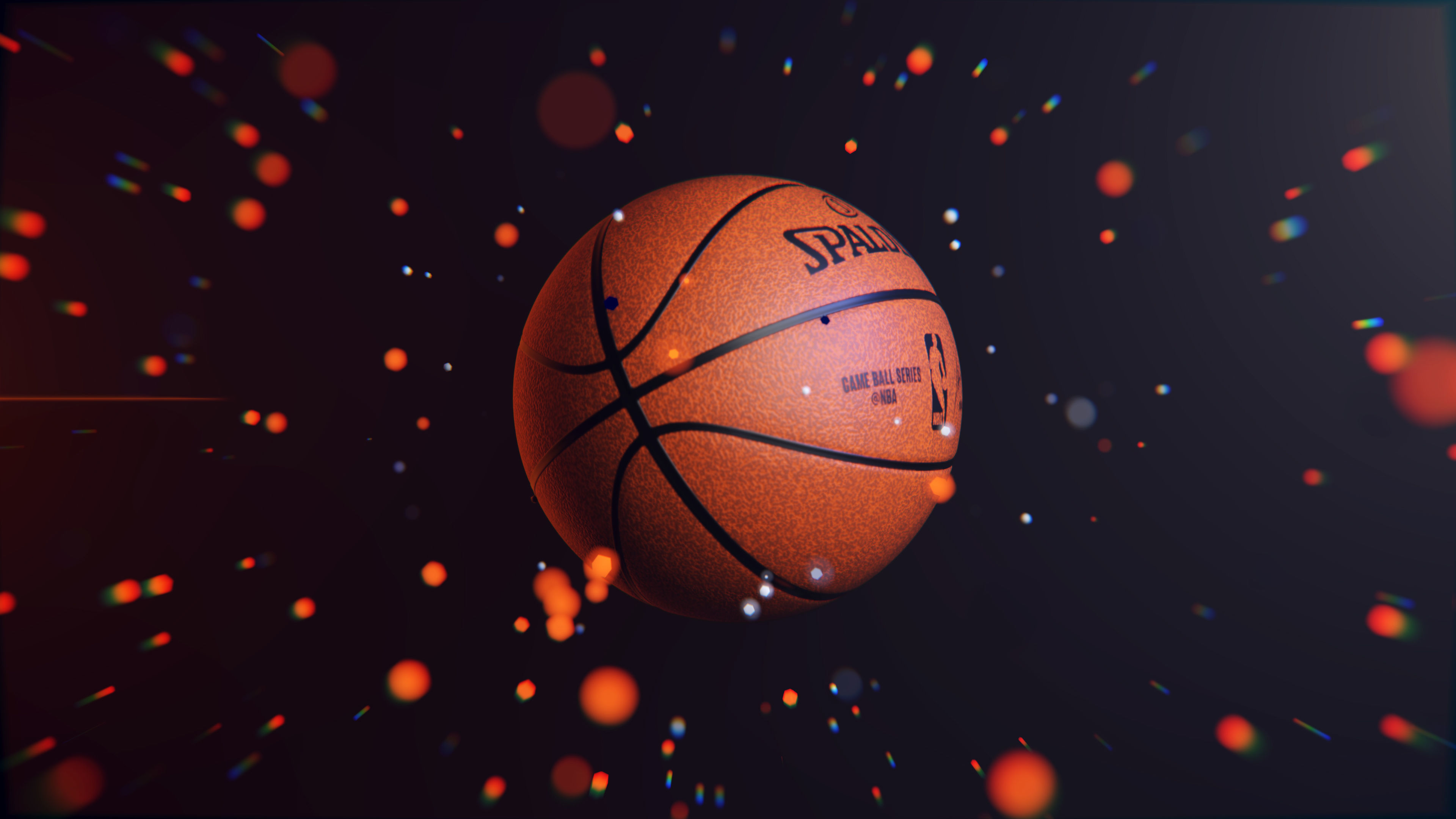 Basketball and Hoop 3D model_7