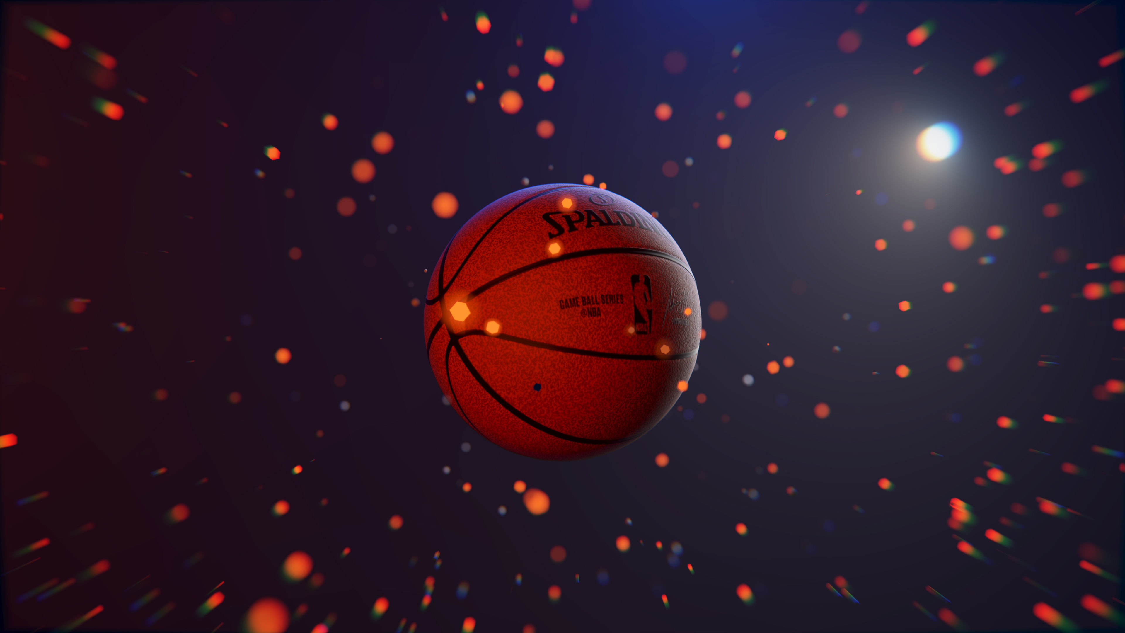 Basketball and Hoop 3D model_6
