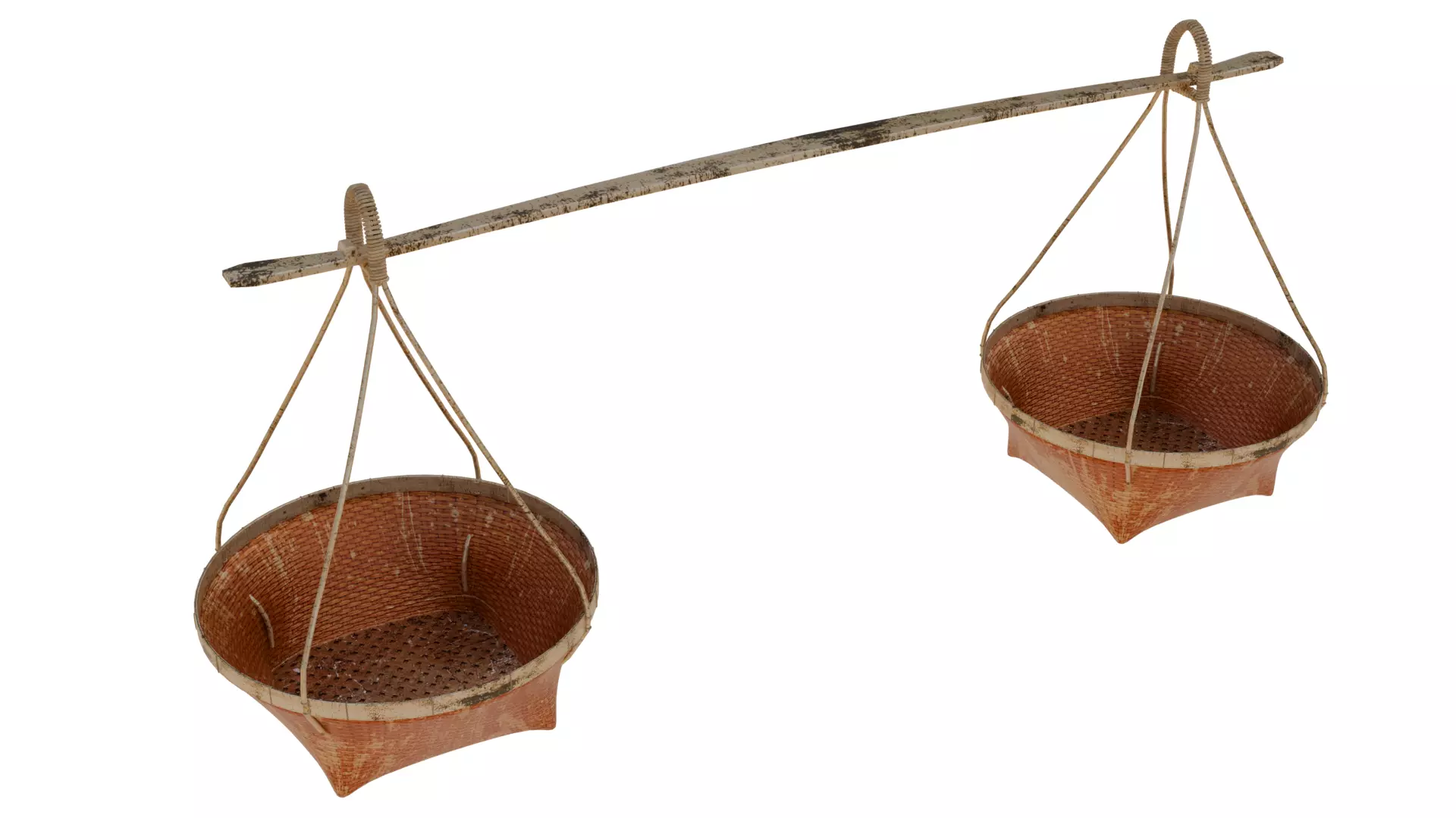 Thai Carrying basket 3D model