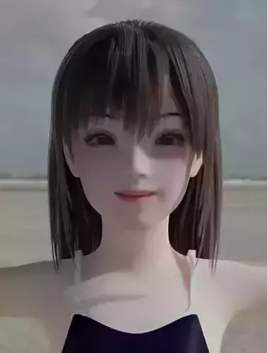 blender female model 001 3D model