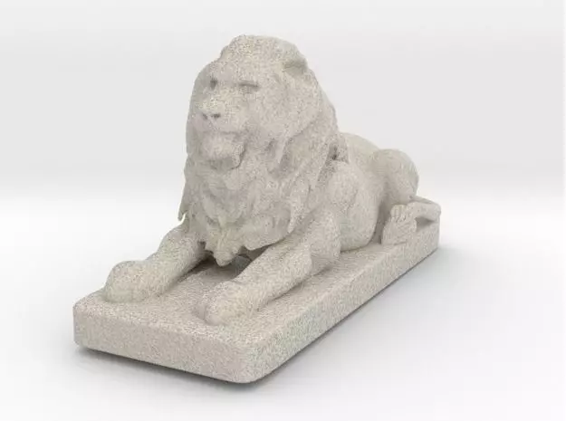 Lion Sculpture 3D print model
