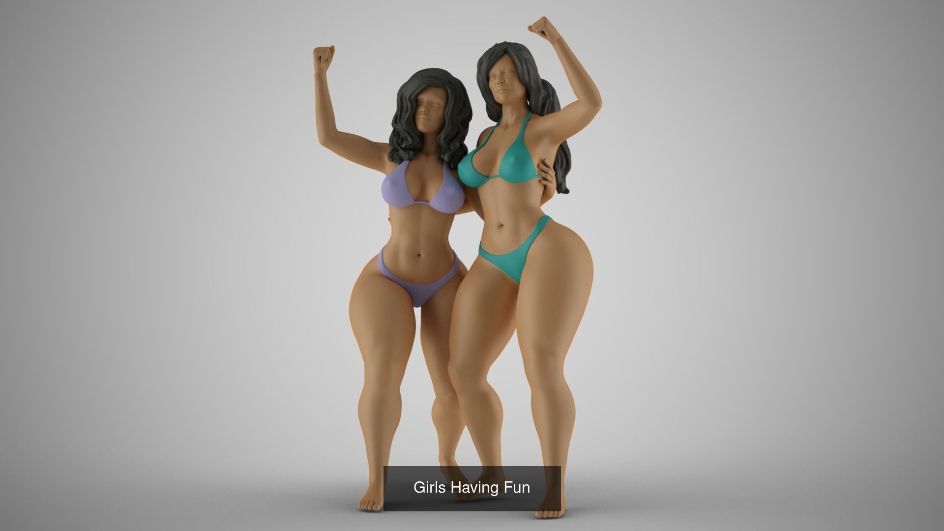 Selected Human Models 3D Model Collection_3