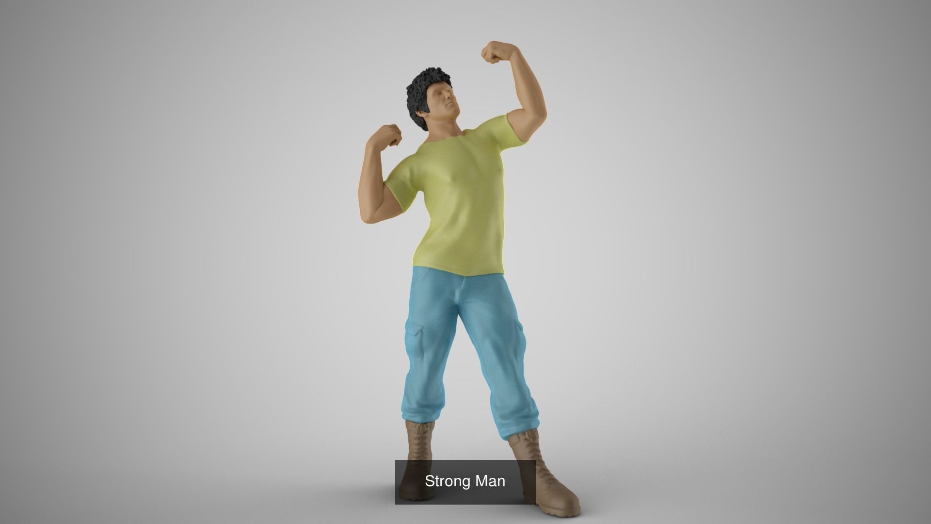 Selected Human Models 3D Model Collection_10