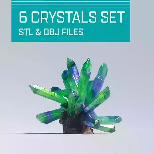 6 crystals set