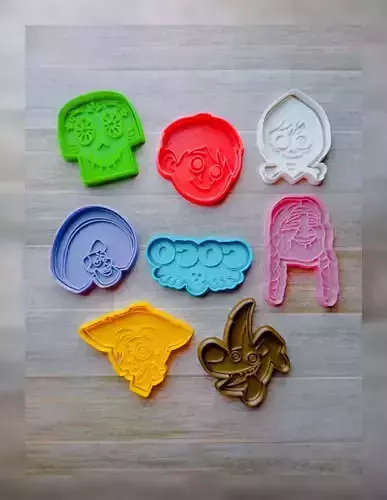 COCO CORTANTE DE GALLETAS 3D model