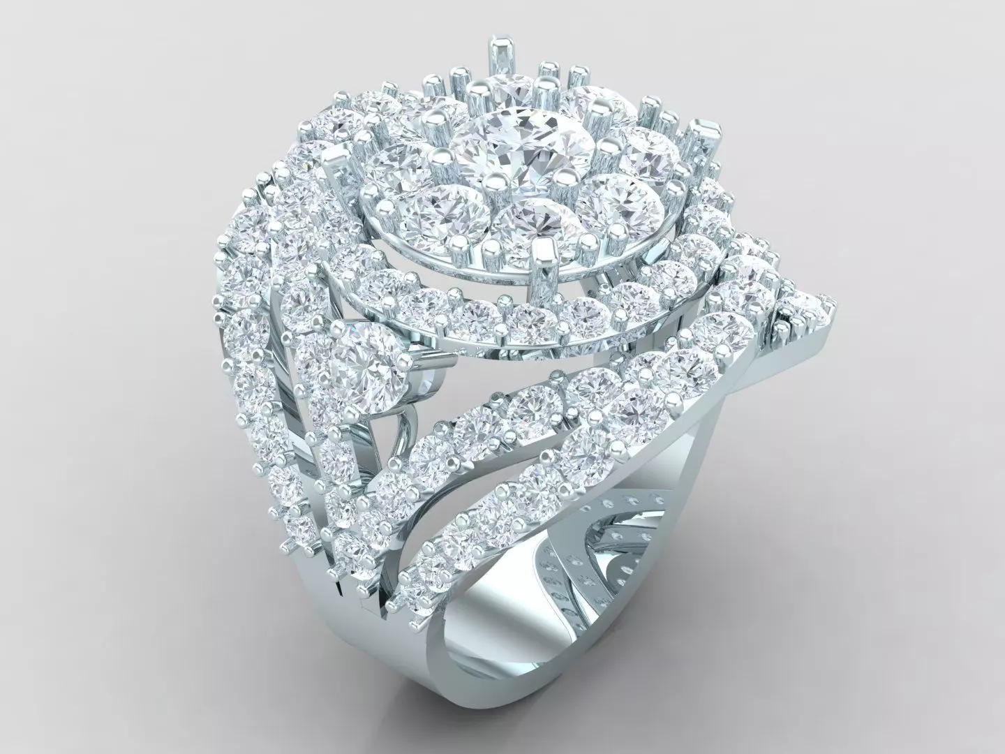 Premium Engagement Rings 1WR248 3D print model