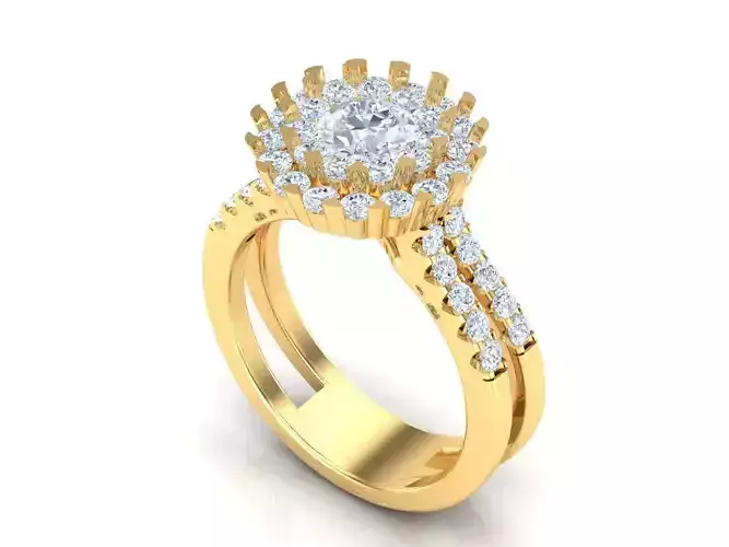 Premium Engagement Rings 1WR227 3D print model