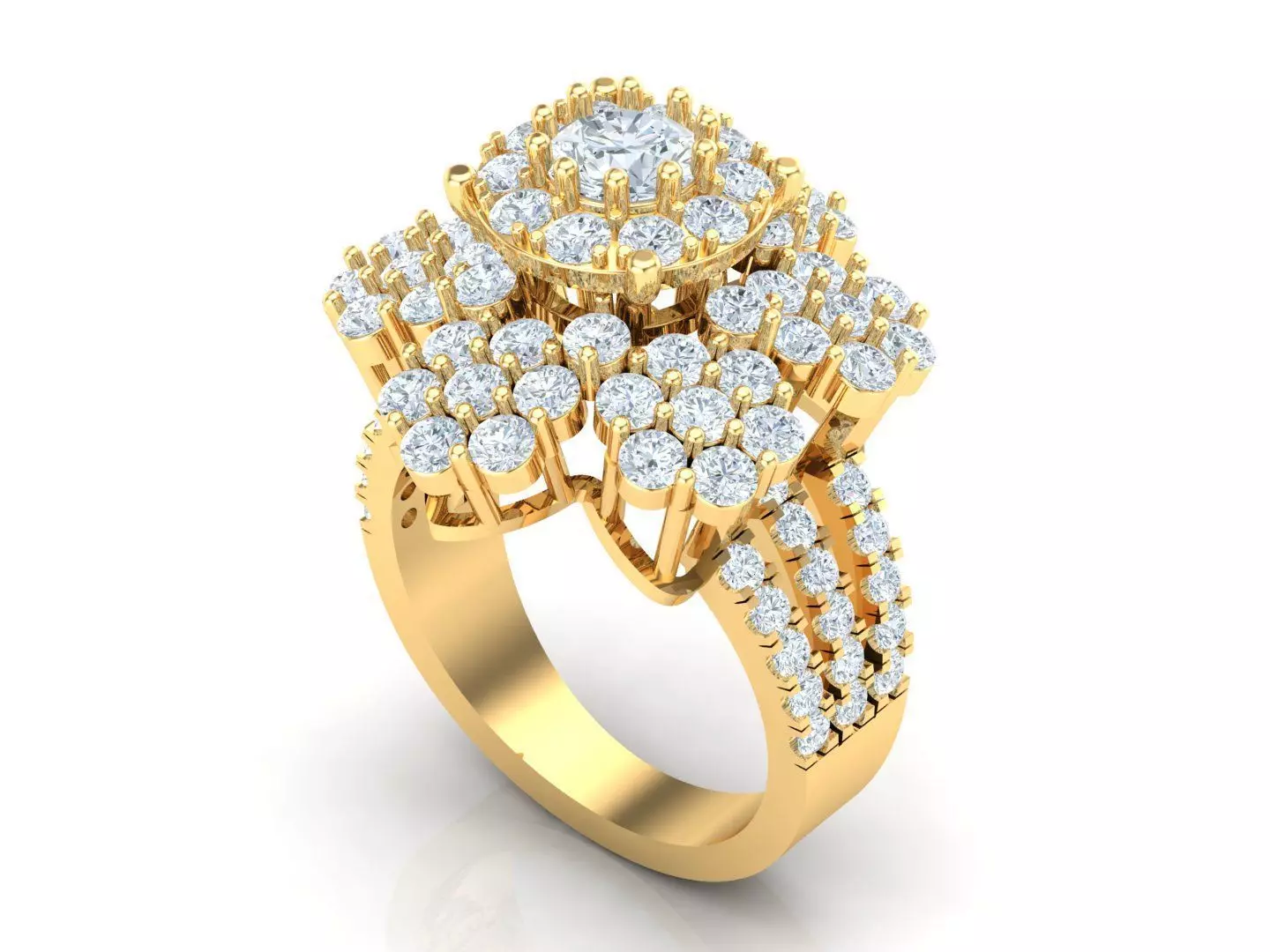 Ring Model Premium Engagement Rings 1WR226 3D model 3D printable | CGTrader
