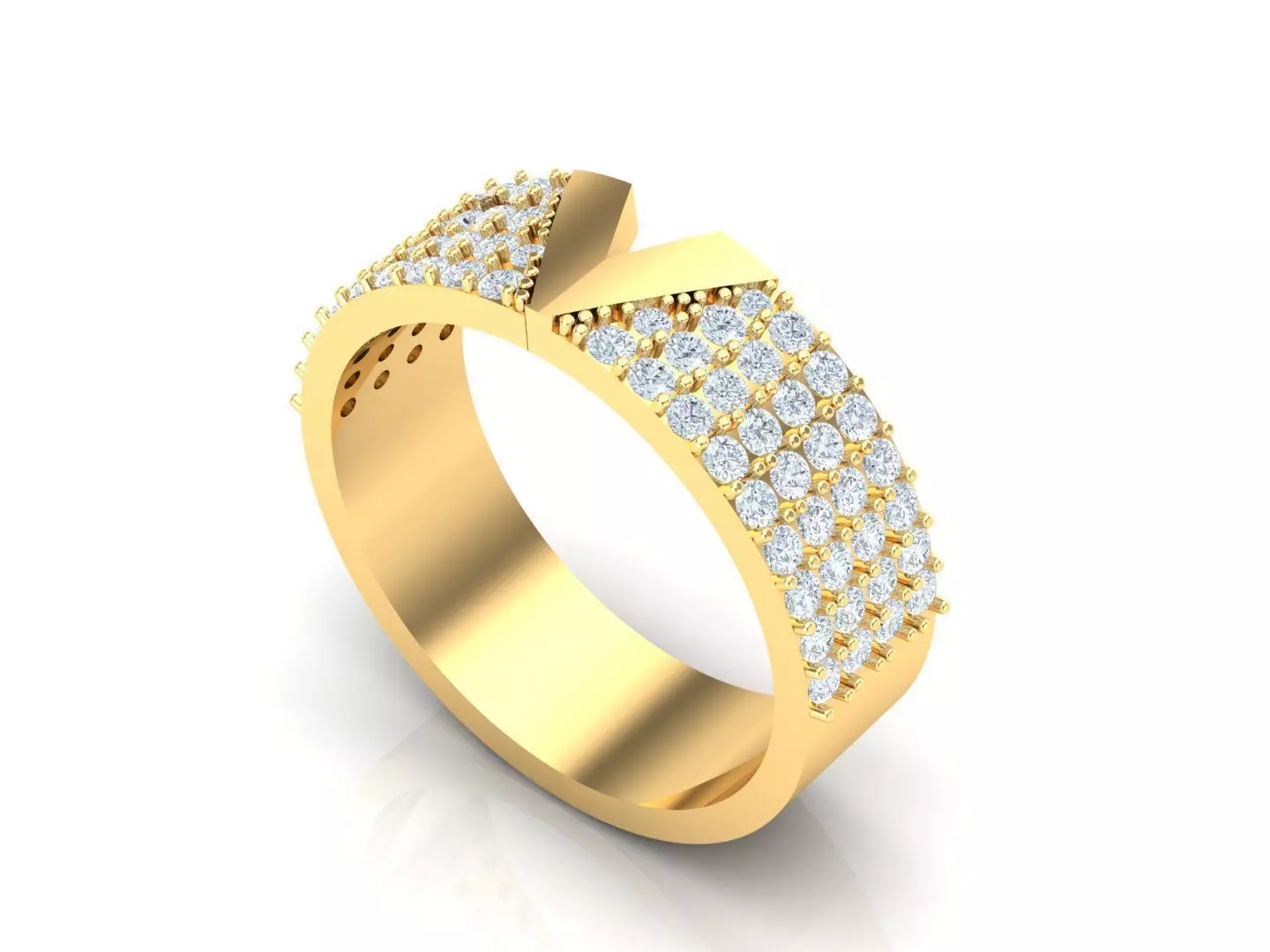 Premium Engagement Rings 1WR224 3D print model