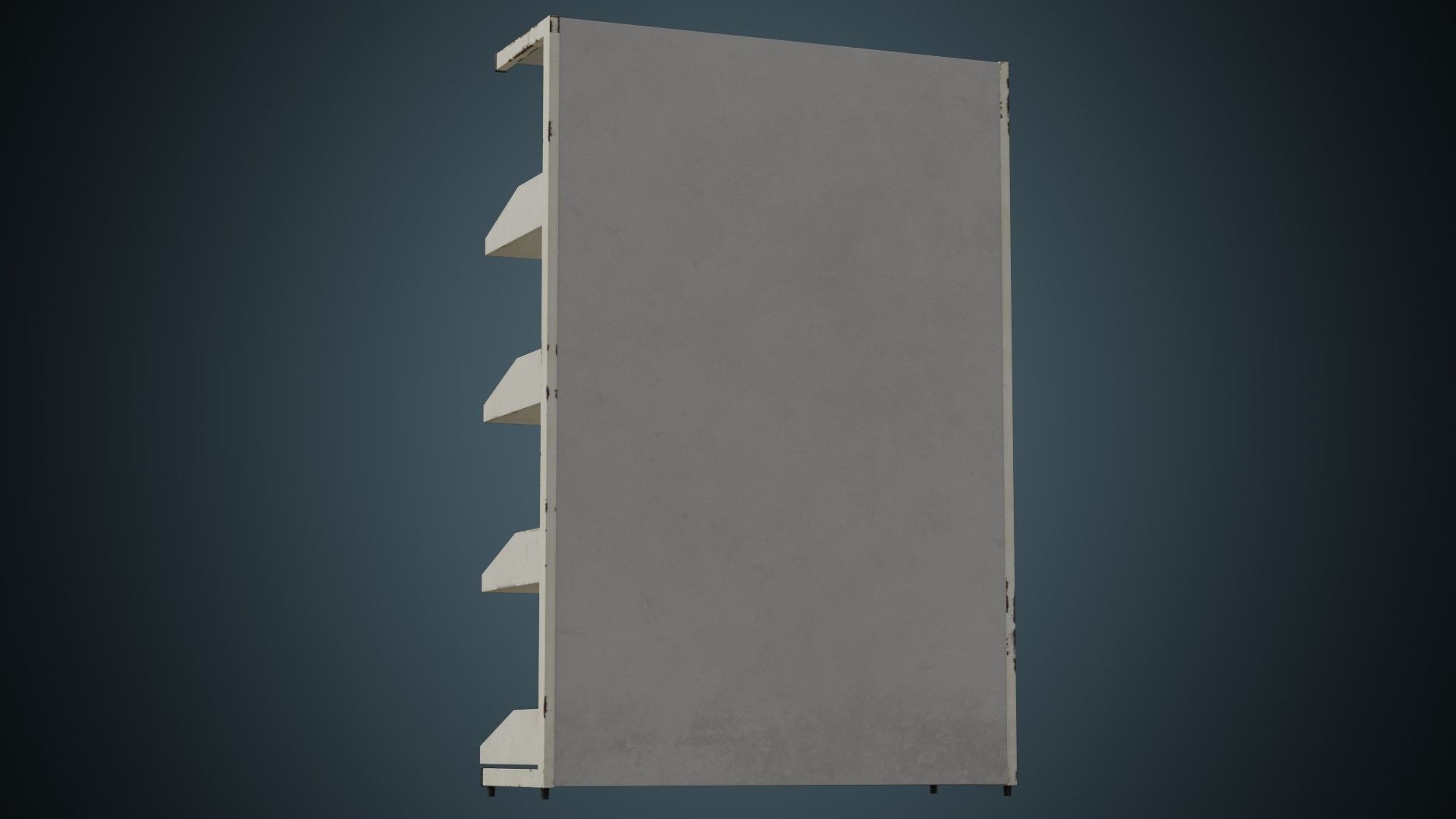 Medical Shelf 1B Low-poly 3D model_3