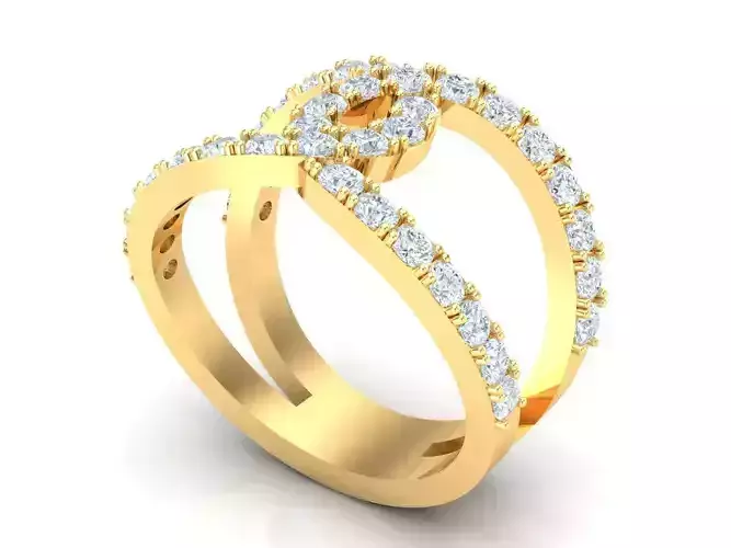 Premium Engagement Rings 1WR204 3D print model