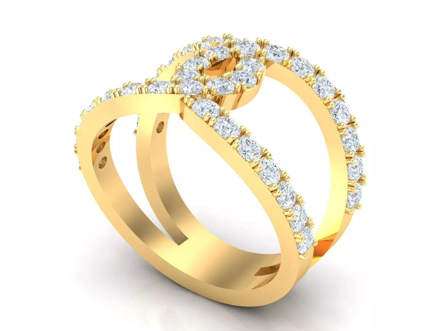 Premium Engagement Rings 1WR204 3D model 3D printable | CGTrader