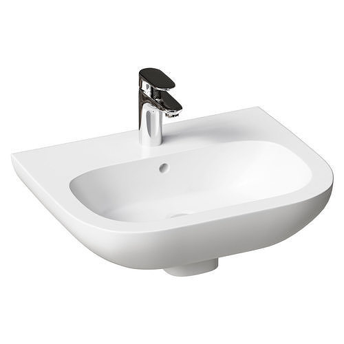 Hanging sink 55 cm Duravit D Code 23105500002 3D model