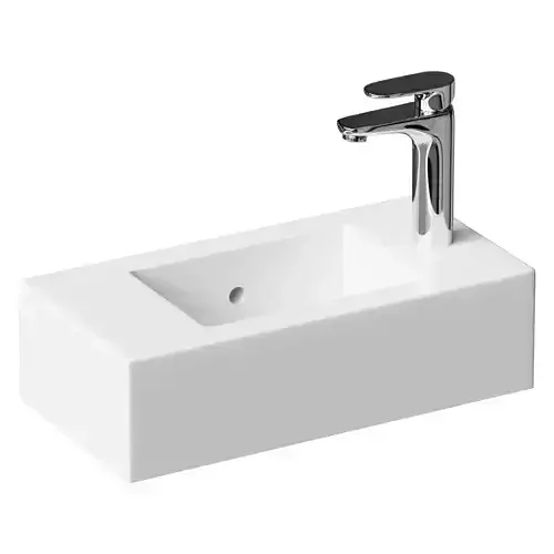 Hanging sink 50 cm Duravit Vero 0703500008 R