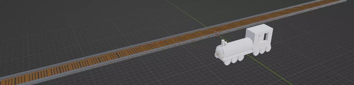 train Low-poly 3D model_0