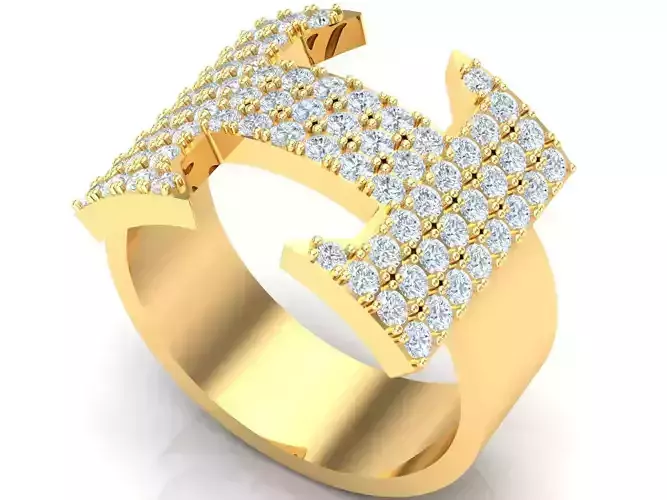 Premium Engagement Rings 1WR152 3D print model