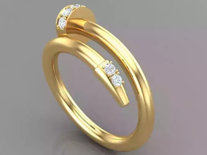 Premium Engagement Rings 1WR151 3D print model