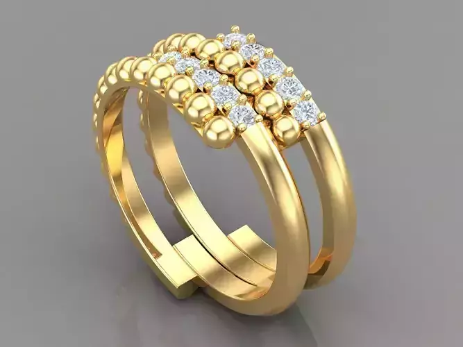 Premium Engagement Rings 1WR138 3D print model