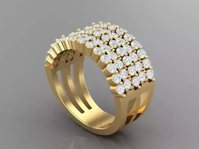 Premium Engagement Rings 1WR136 3D print model