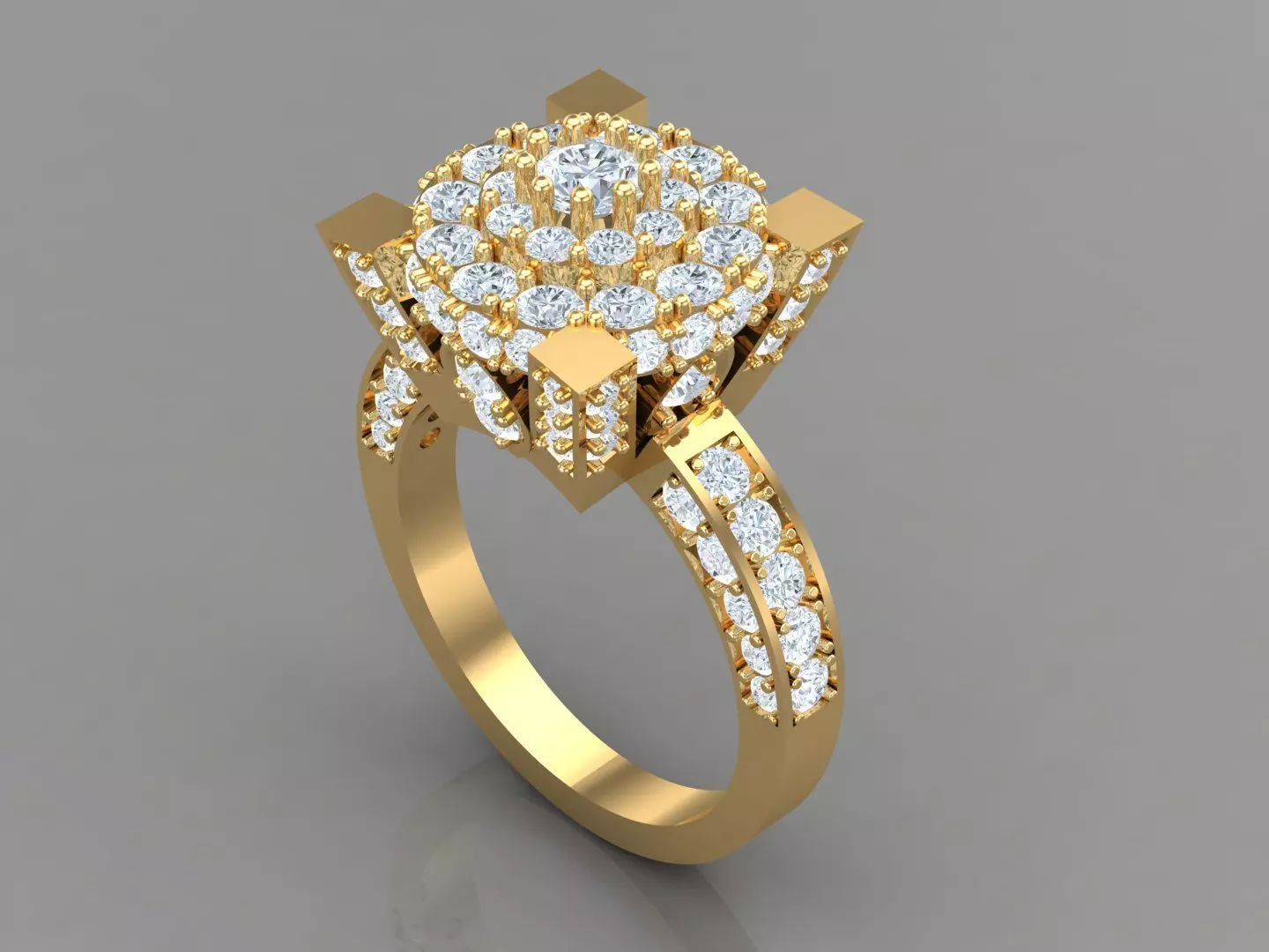 Premium Engagement Rings 1WR132 3D model 3D printable | CGTrader