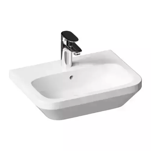 Hanging sink Duravit DuraStyle 45 cm 070845 00 00 3D model
