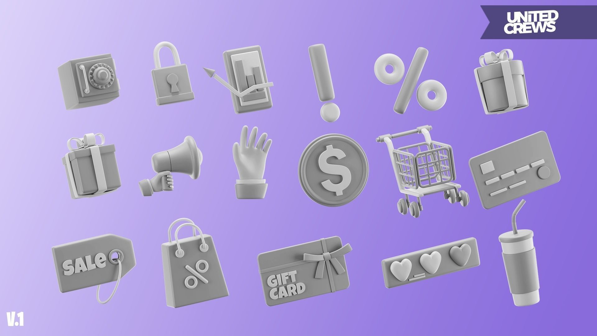 Stylized Iconish Models 3D model_7