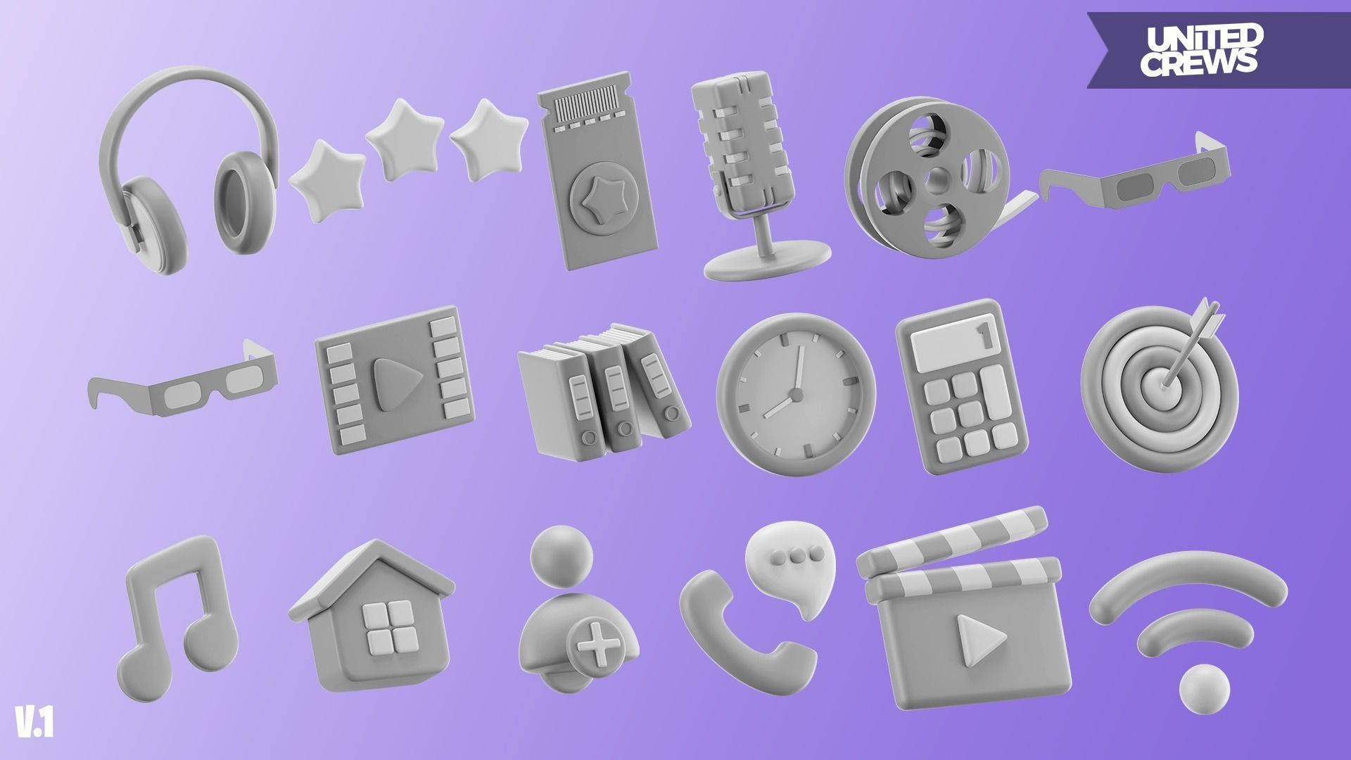 Stylized Iconish Models 3D model_8