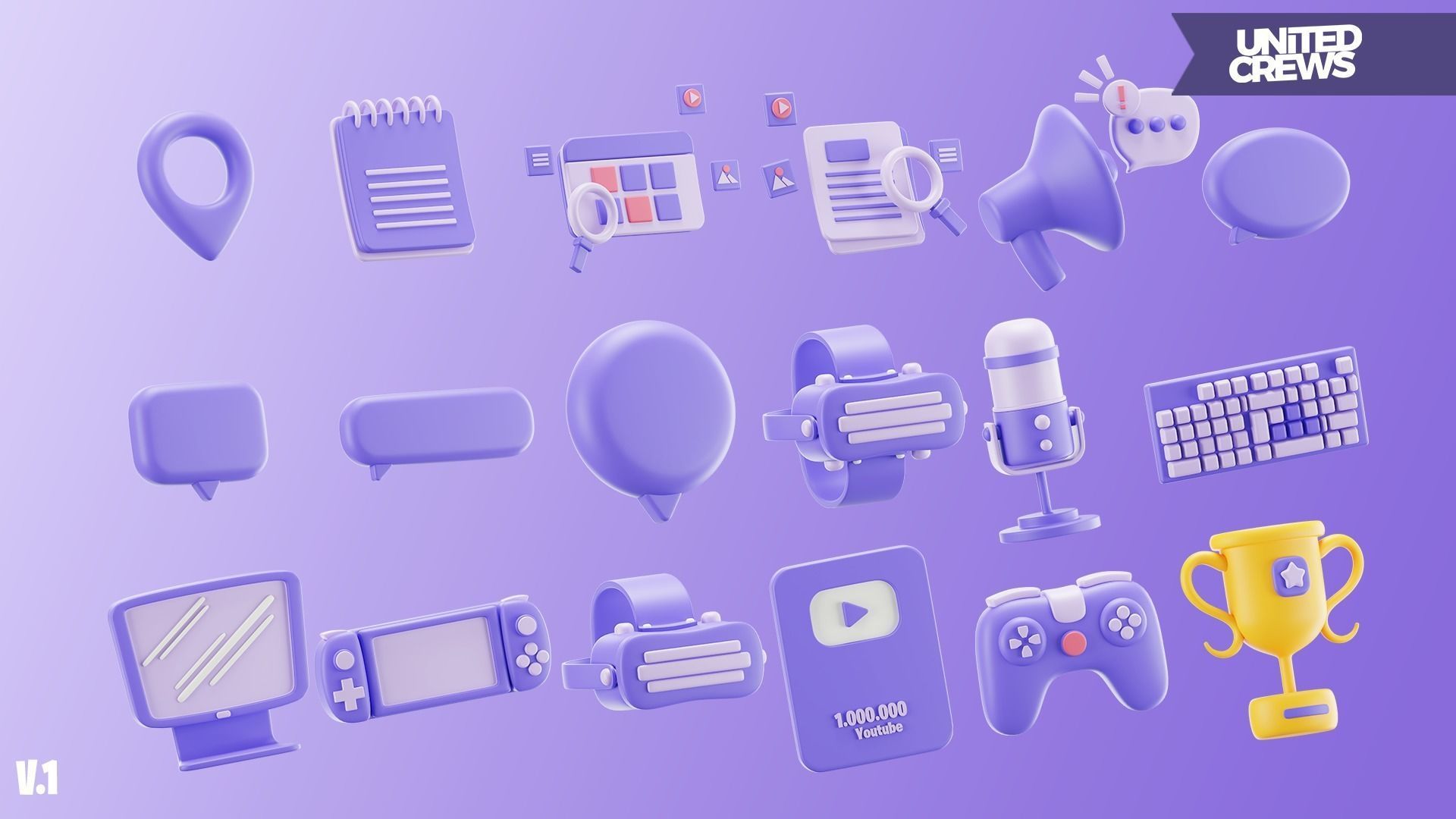 Stylized Iconish Models 3D model_4