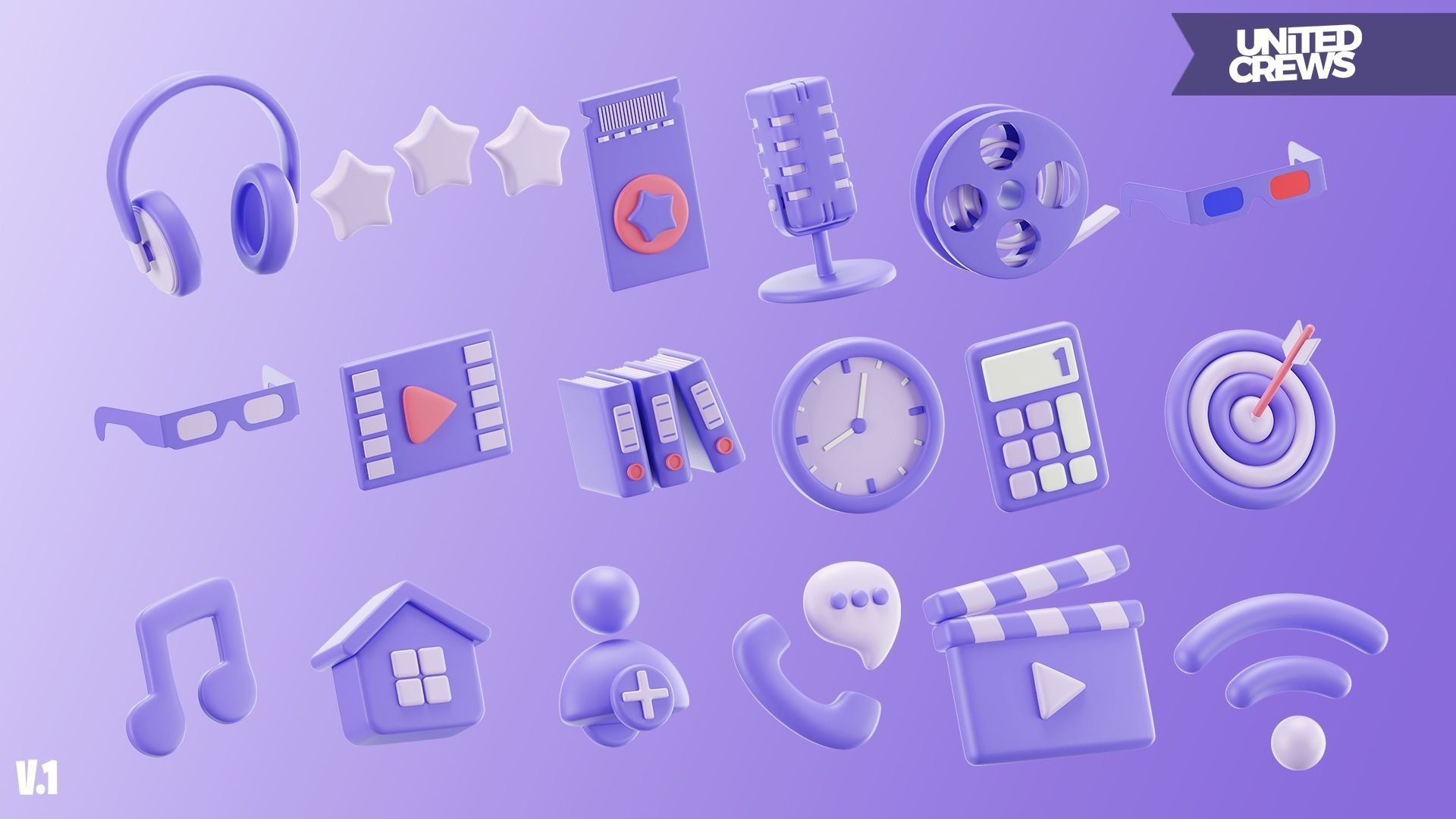 Stylized Iconish Models 3D model_3