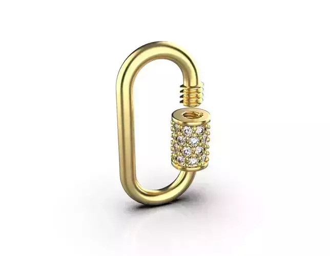 Carabiner lock 3D print model