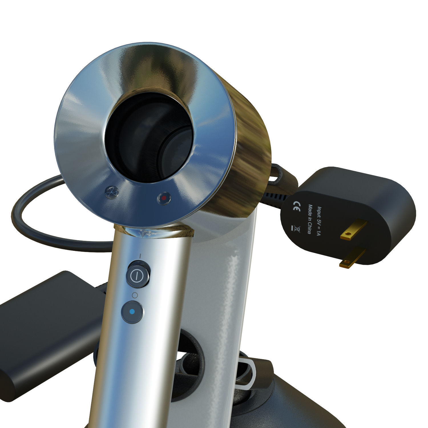 Dyson Supersonic HD12 Low-poly 3D model_13