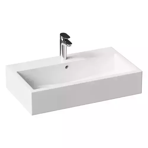 Overhead suspended sink 80 cm Duravit Vero 0454800000